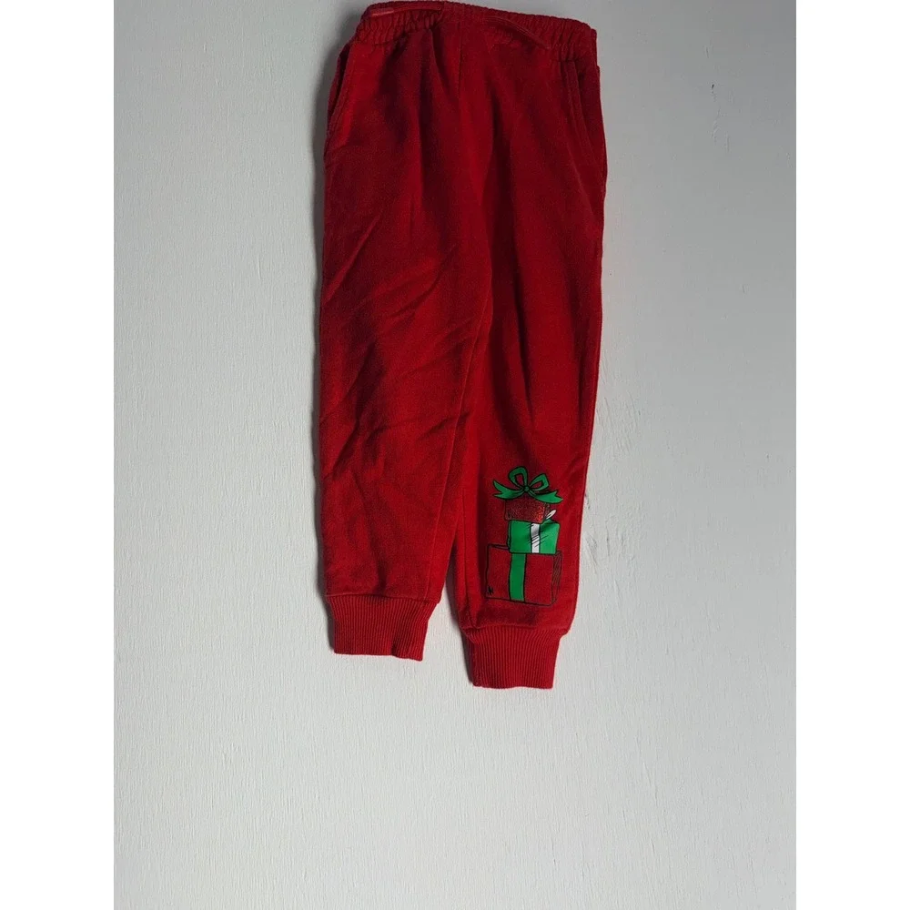 Dr Seuss The Grinch Christmas Hoodie and Pants Set Red Kids 3T 4T RRTF552